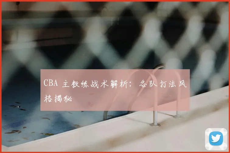 CBA 主教练战术解析：各队打法风格揭秘
